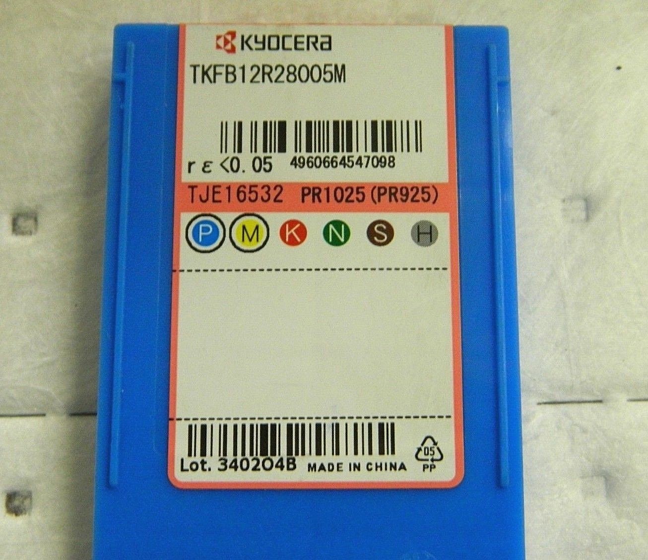 Kyocera Carbide Turning Inserts TKFB12R28005M Grade PR1025 Qty 10 8827635