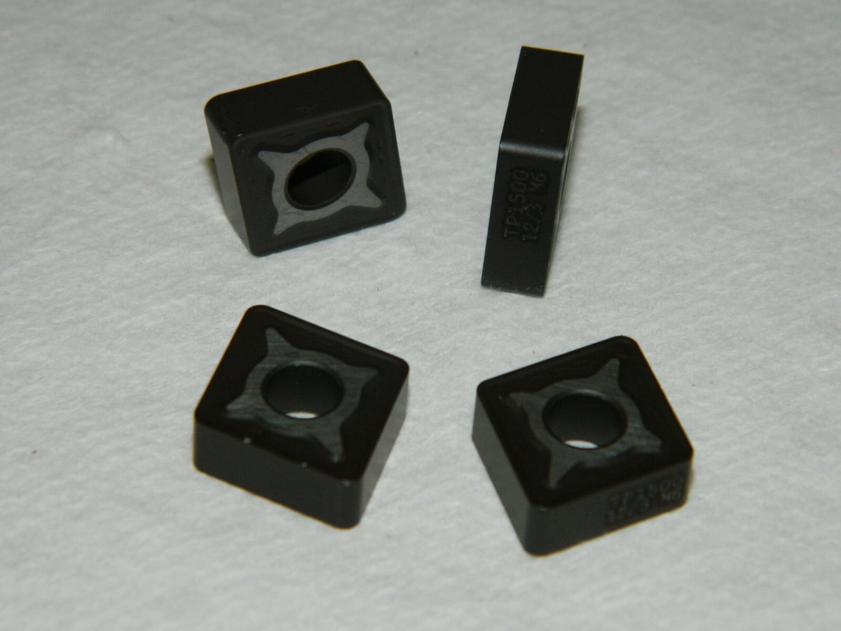 Pro-Grade Carbide Turning Inserts 4 Pack CNMG433 M6 TP1500 Grade 76178