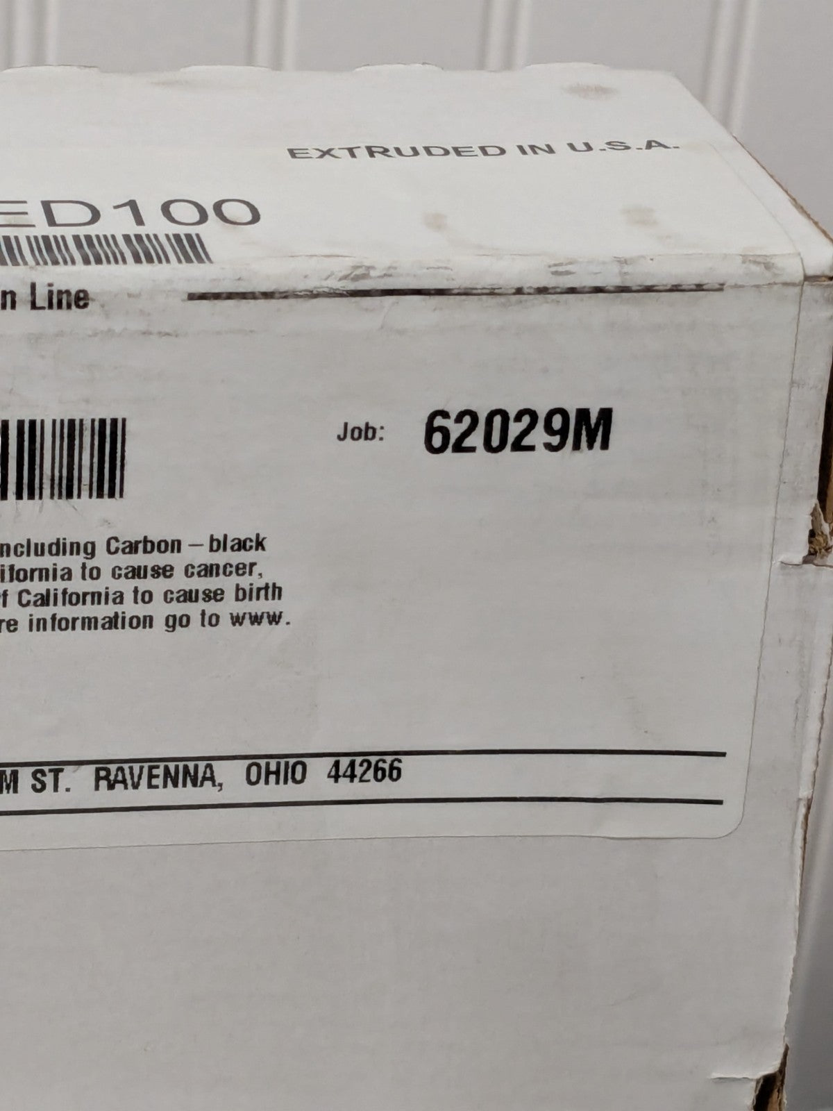 Parker Polyurethane Tube: 1/8" ID x 1/4" OD, 100' Long 95U-4-062-