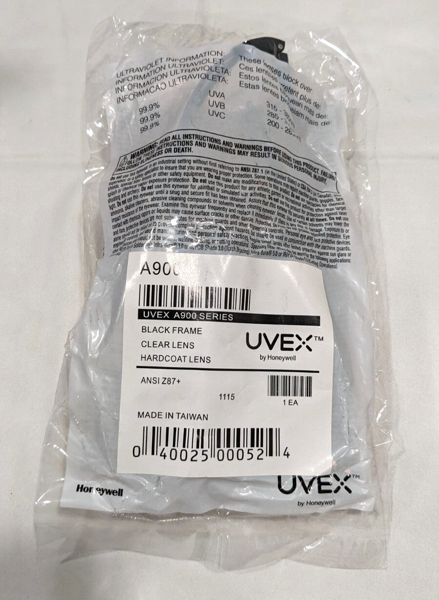UVEX by Honeywell Half Framed Safety Glasses Scratch-Resistant A900