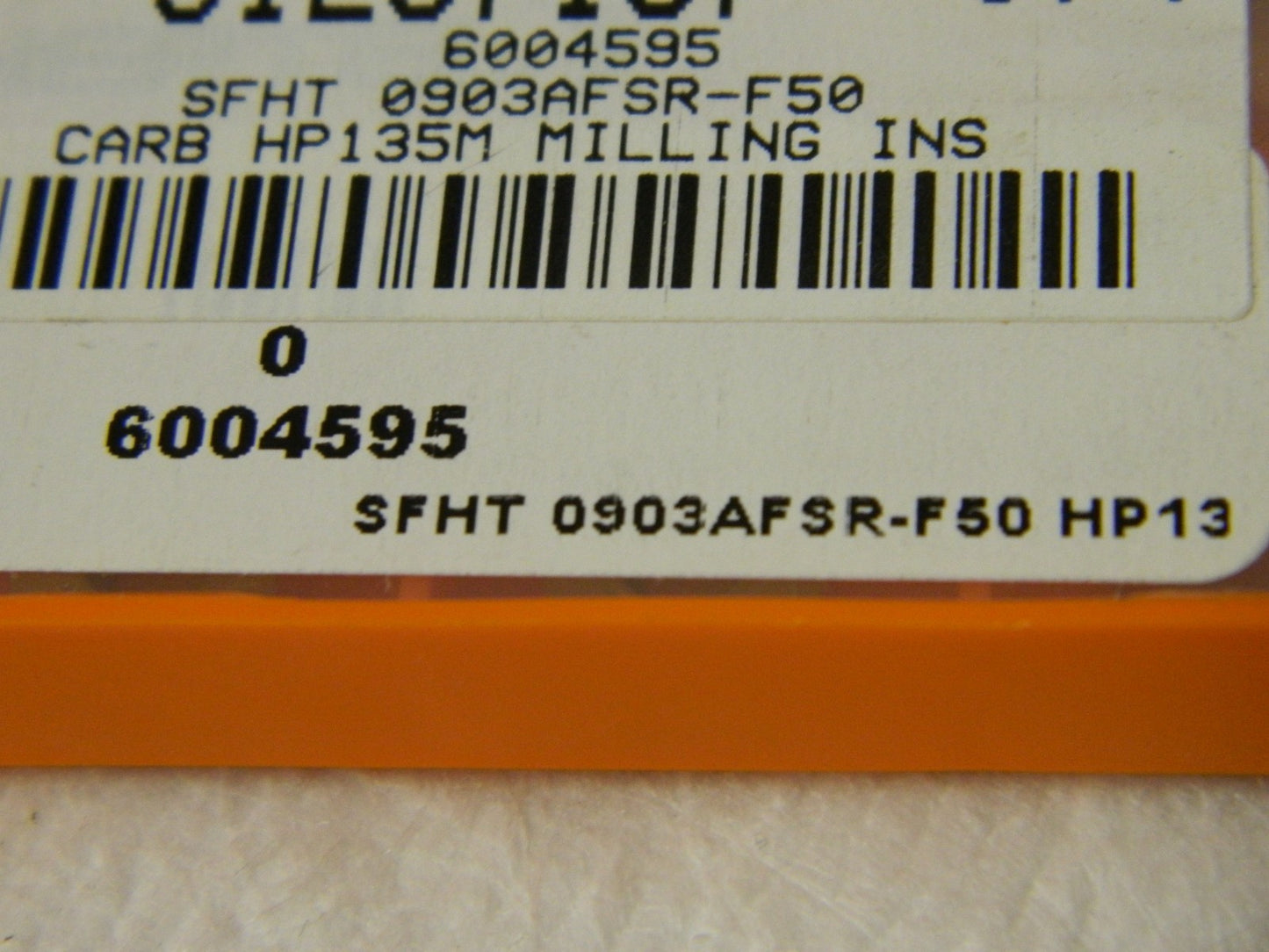 Hertel Carbide Milling Insert SFHT0903AFSRF50 HP135M QTY 10 6004595