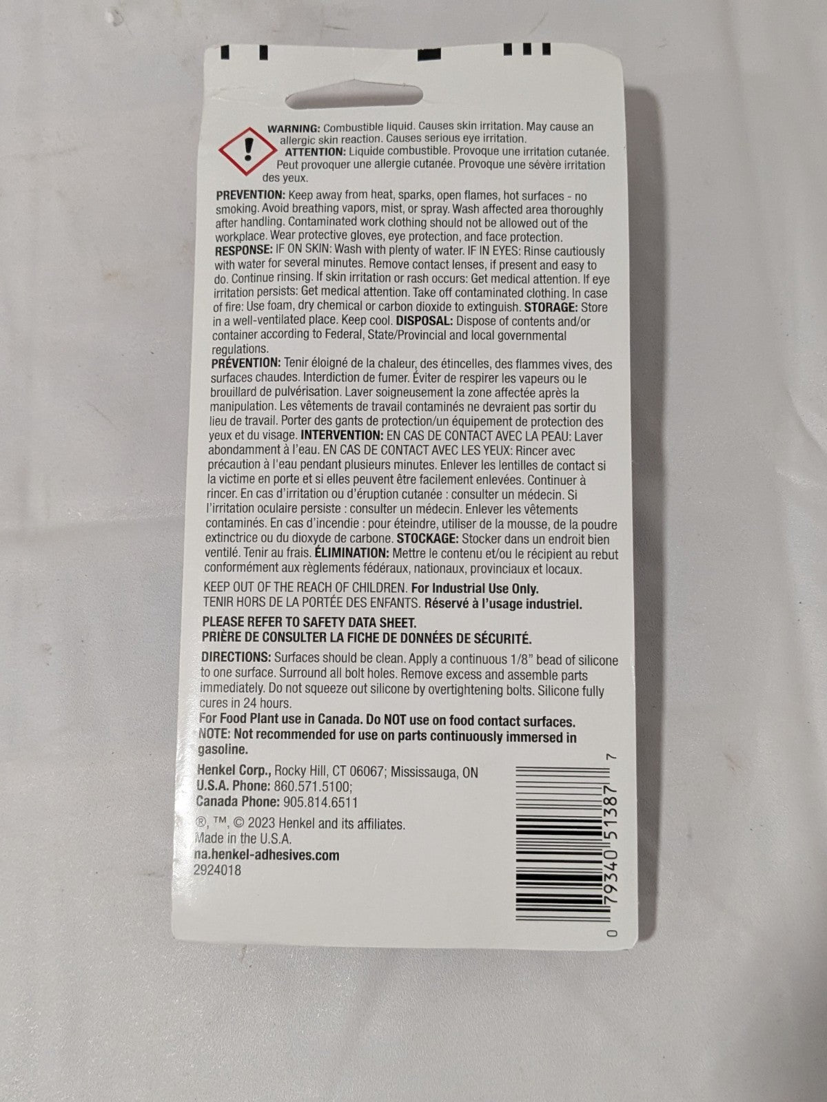 LOCTITE Sealant: 80 mL Tube, Clear, Silicone 234323