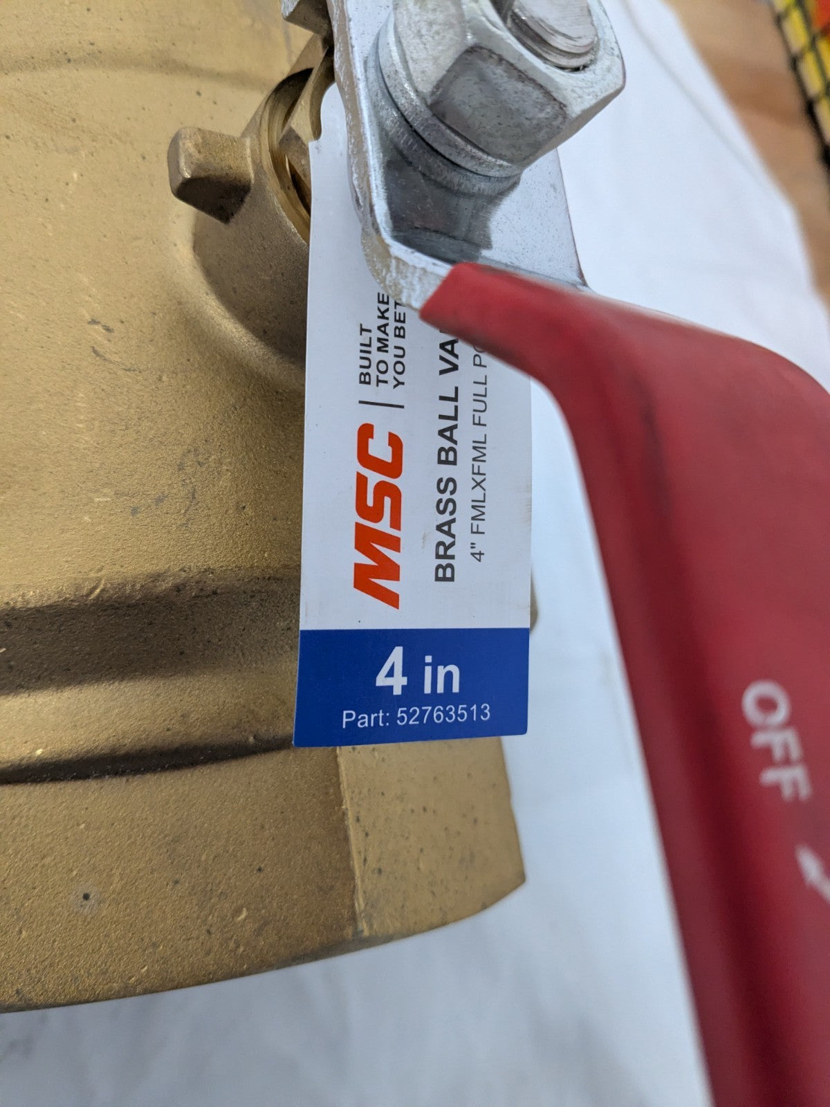 Full Port Manual Ball Valve: 4" Pipe, Full Port FNPT x FNPT TXN400