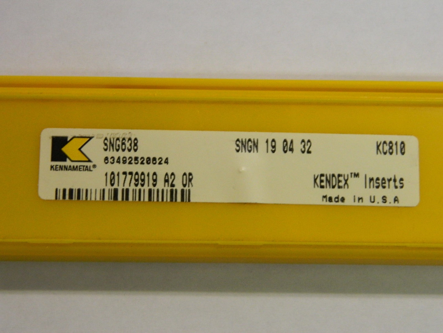 Kennametal Carbide Inserts SNG638 Grade KC810 Qty. 5 SNGN 19 04 32