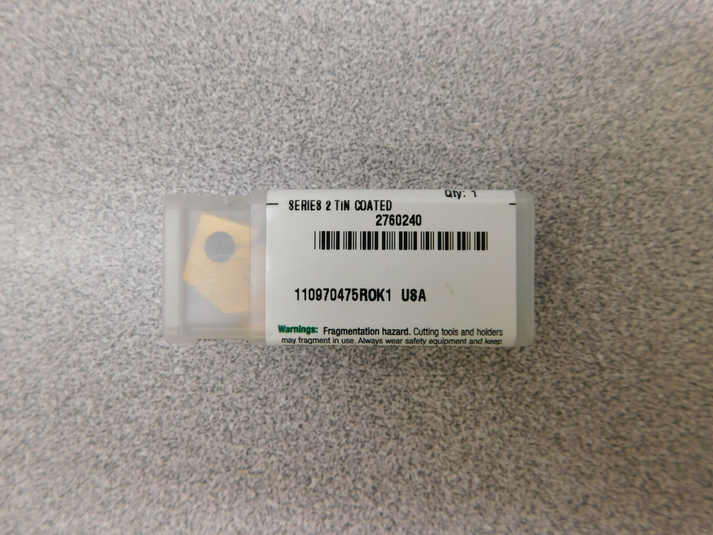 Widia Metcut Spade Drill Insert 0.984" Drill Dia 0.1875" Thick 2760240