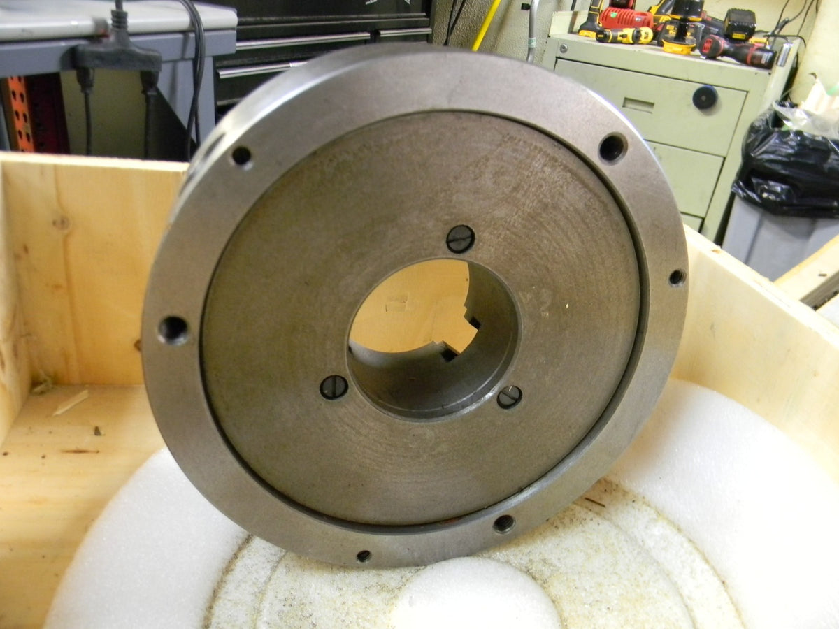 Phase II 10" dia 3-Jaw Self Centering Lathe Chuck Plain Back w/o Jaws 559-1