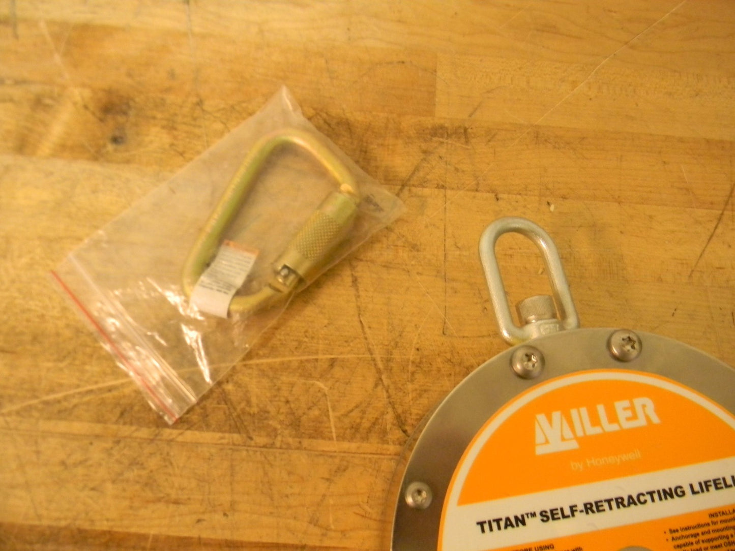 Miller Lifeline Polyester Webbing 20' Self Retracting #TRW/20FT