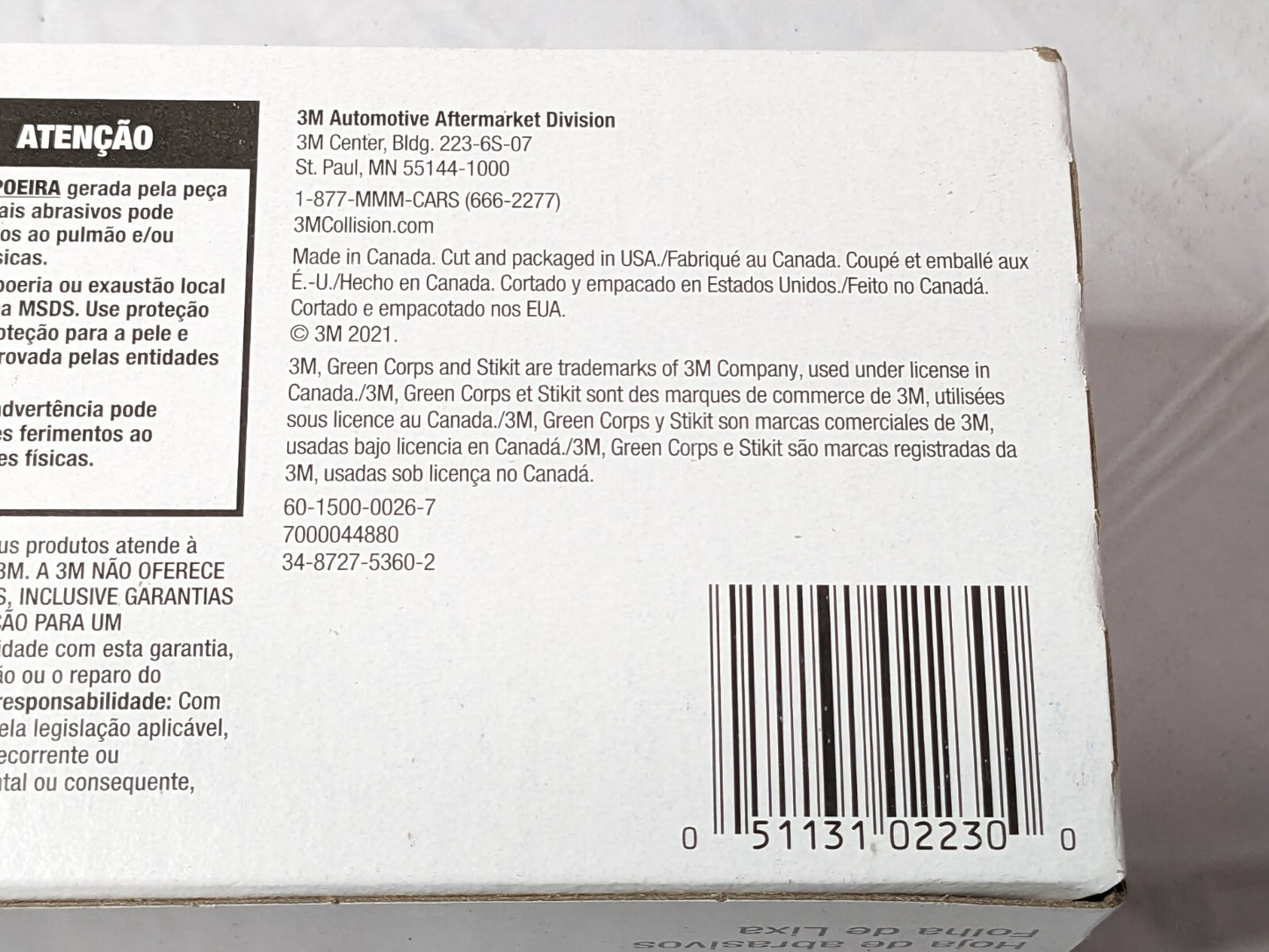 PACK OF 100 3M Green Corps Stikit Abrasive Sheets 80D 2-3/4" x 16-1/2"