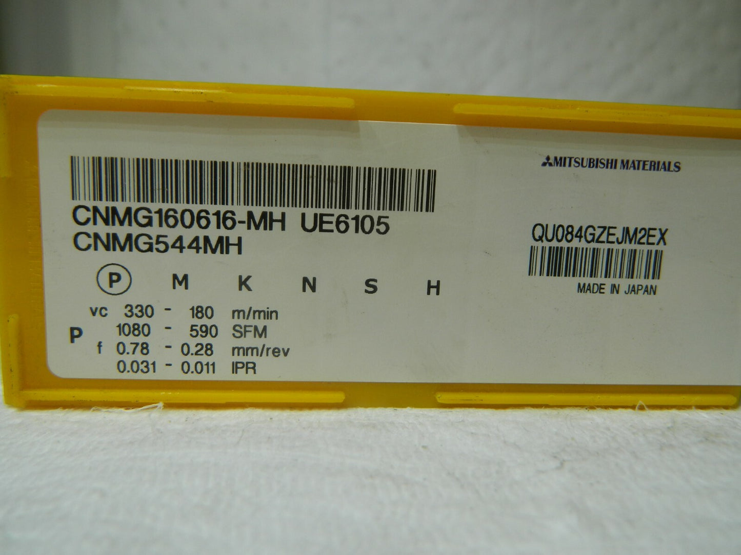 Mitsubishi Carbide Turning Inserts CNMG544MH UE6105 Qty 5 482791