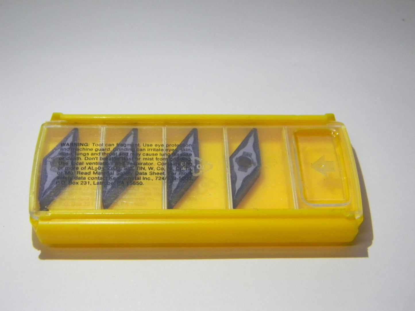 Kennametal Carbide Turning Inserts VNMG332FF Grade KCP05 Qty 4 3748376
