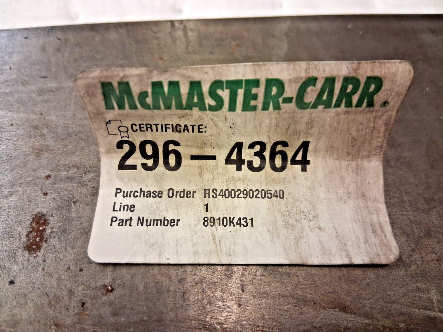 Pro 1018 Cold Finished Steel Bar 5/8" Thick 4" Wide 36" Long .625X04.0X36