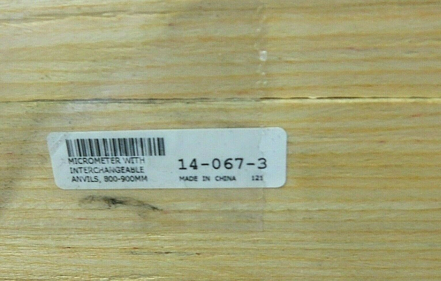 SPI Interchangeable Anvil Micrometer 800-900mm Range 0.01 mm Graduation 14-067-3