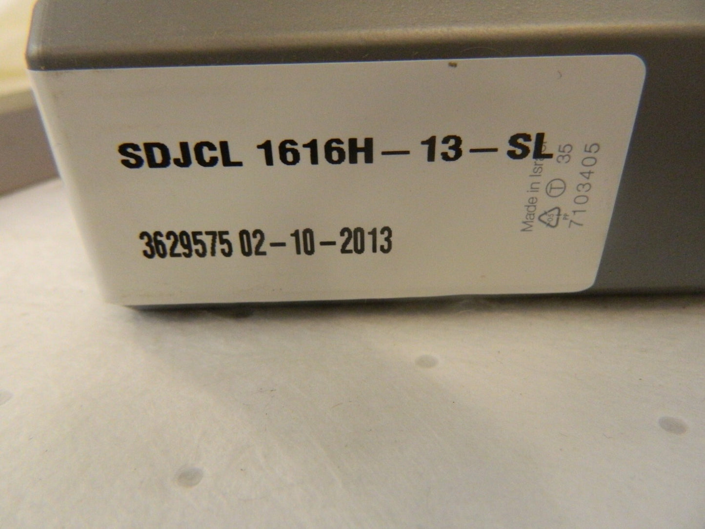 ISCAR Indexable Turning Toolholder: SDJCL1616H-13-SL, Screw 3603396