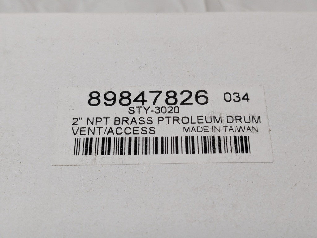 Brass Drum Vent Connection Size 2" NPSM STY-3020