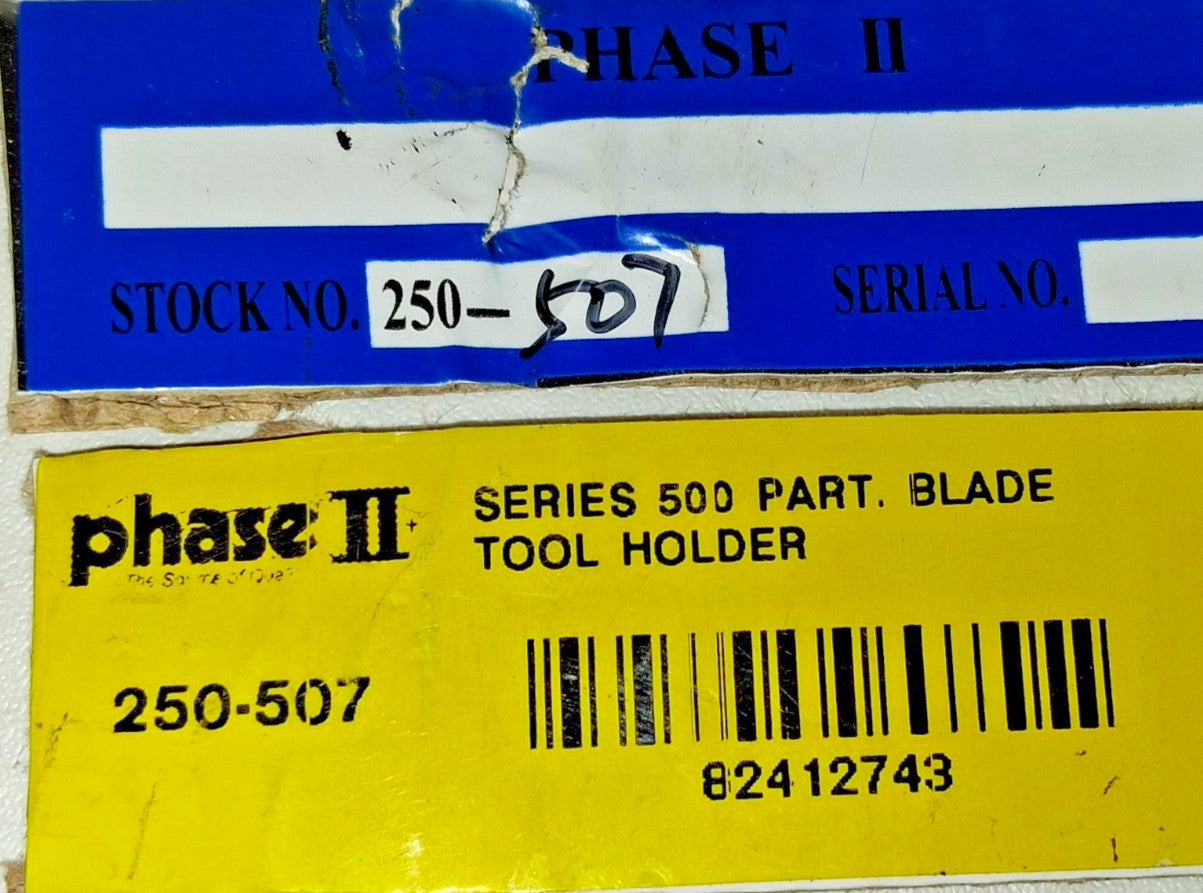 Phase II Lathe Tool Post Holder Series DA #7 Universal Parting Blade 250-507