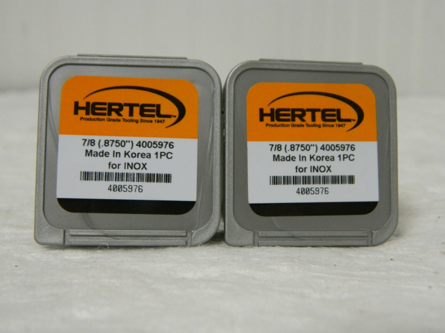 Hertel Replaceable Drill Tip HMD 7/8" Diam Grade HC225MD 140° Qty 2 4005976