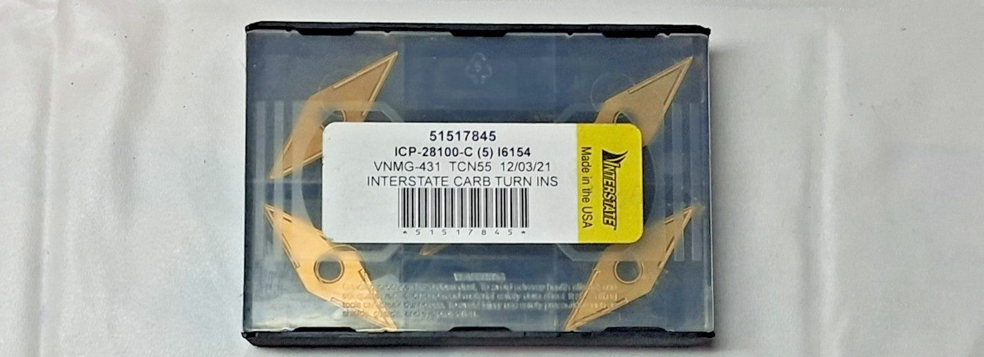 Interstate Carbide Turning Insert VNMG431 TCN55 Qty 5 51517845