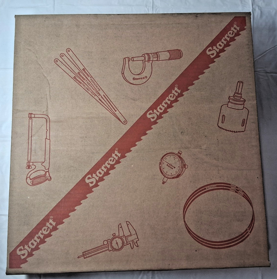 Starrett Welded Bandsaw Blades 12' 6L x 1" Wide x 5 to 8 TPI QTY2 9990