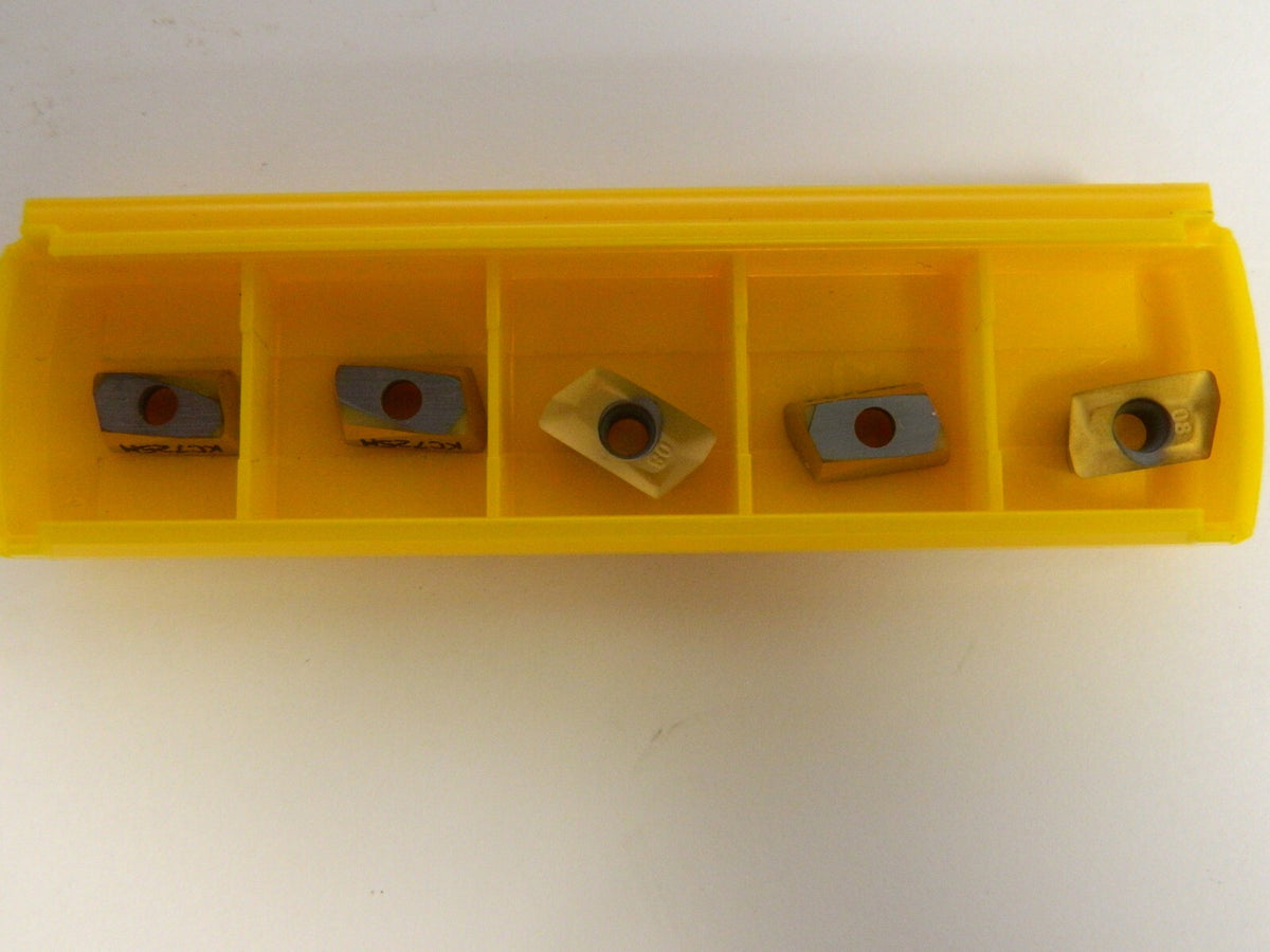 Kennametal EC1008 LD Grade KC725M Carbide Milling Insert QTY 5 3649191