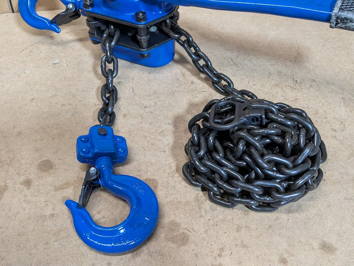 Pro Source Manual Ratchet Lever Chain Hoist 3000 lb. Capacity 10 ft. Lift