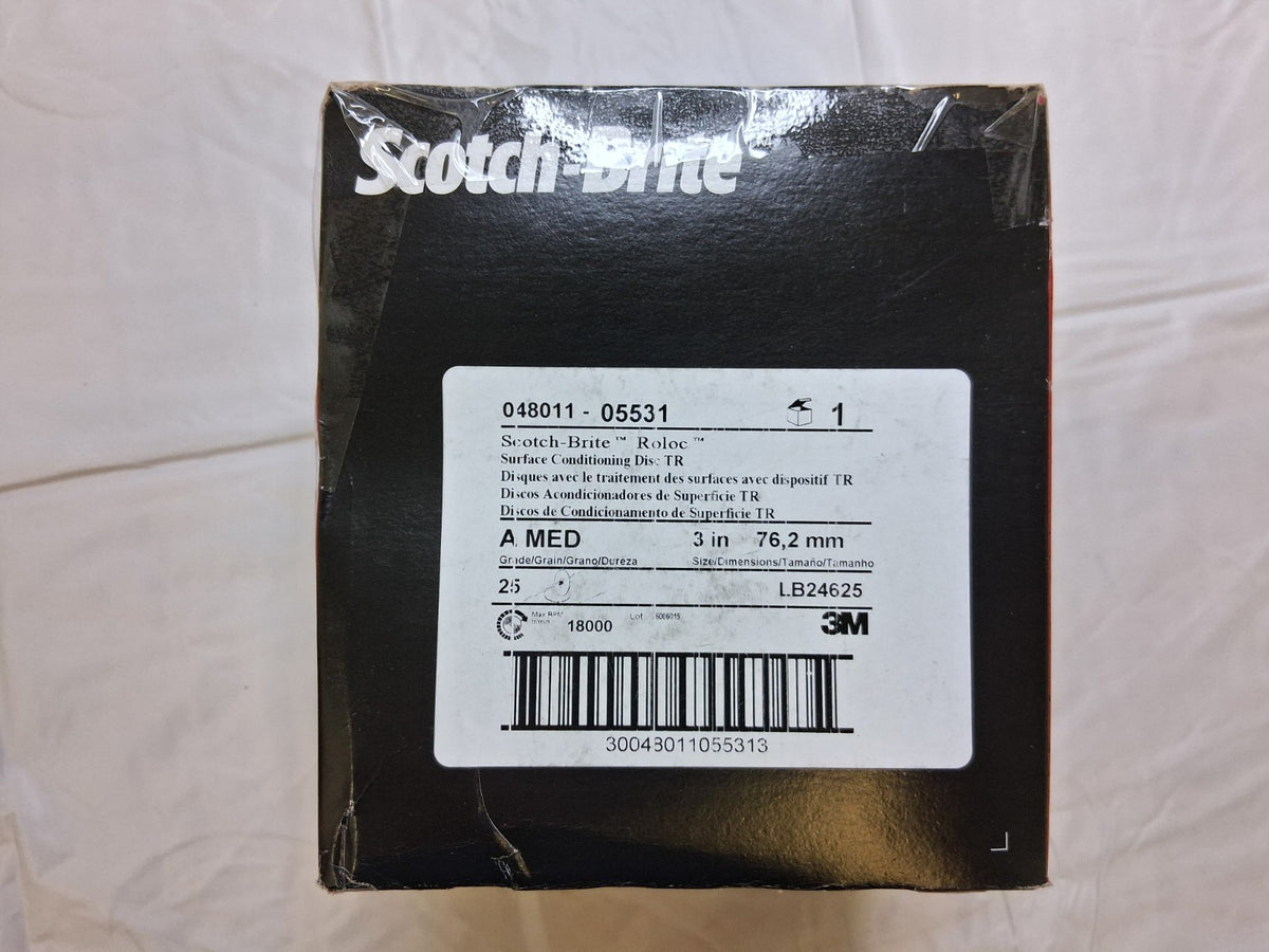 3M Scotch-Brite Roloc TR Surface Conditioning Discs 3" QTY25 048011-05531
