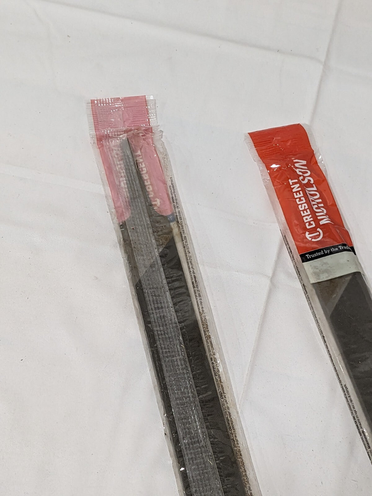 Crescent 12" Flat Fine Cut Long Angle Lathe Hand File Qty 2 07851N