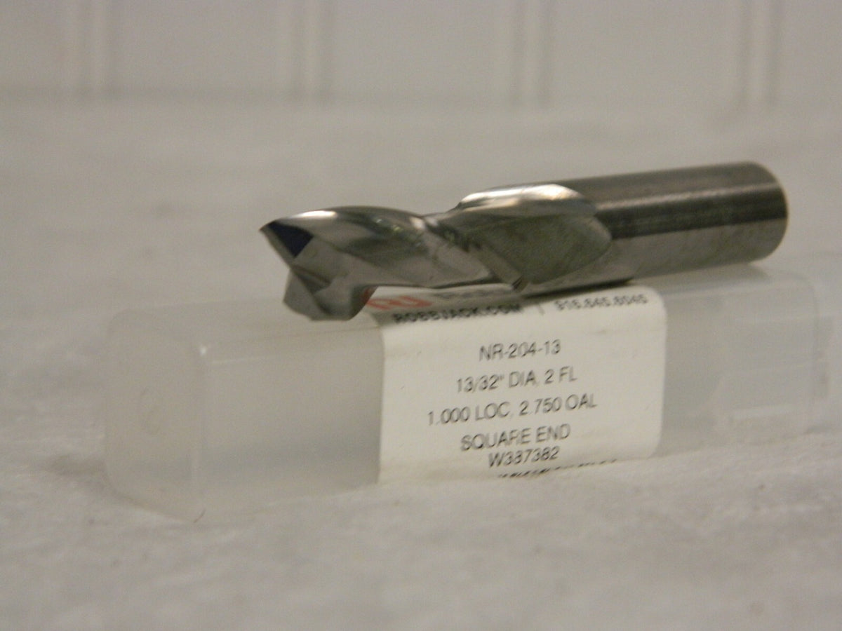 RobbJack Solid Carbide Square End Mill 13/32" 1" LOC 2-3/4" OAL 2