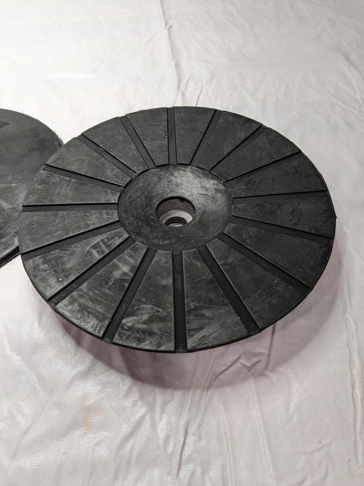 IR Disc Backing Pad: 7" Dia, Heavy-Duty Flexible Backing Pad Qty 2 6130A