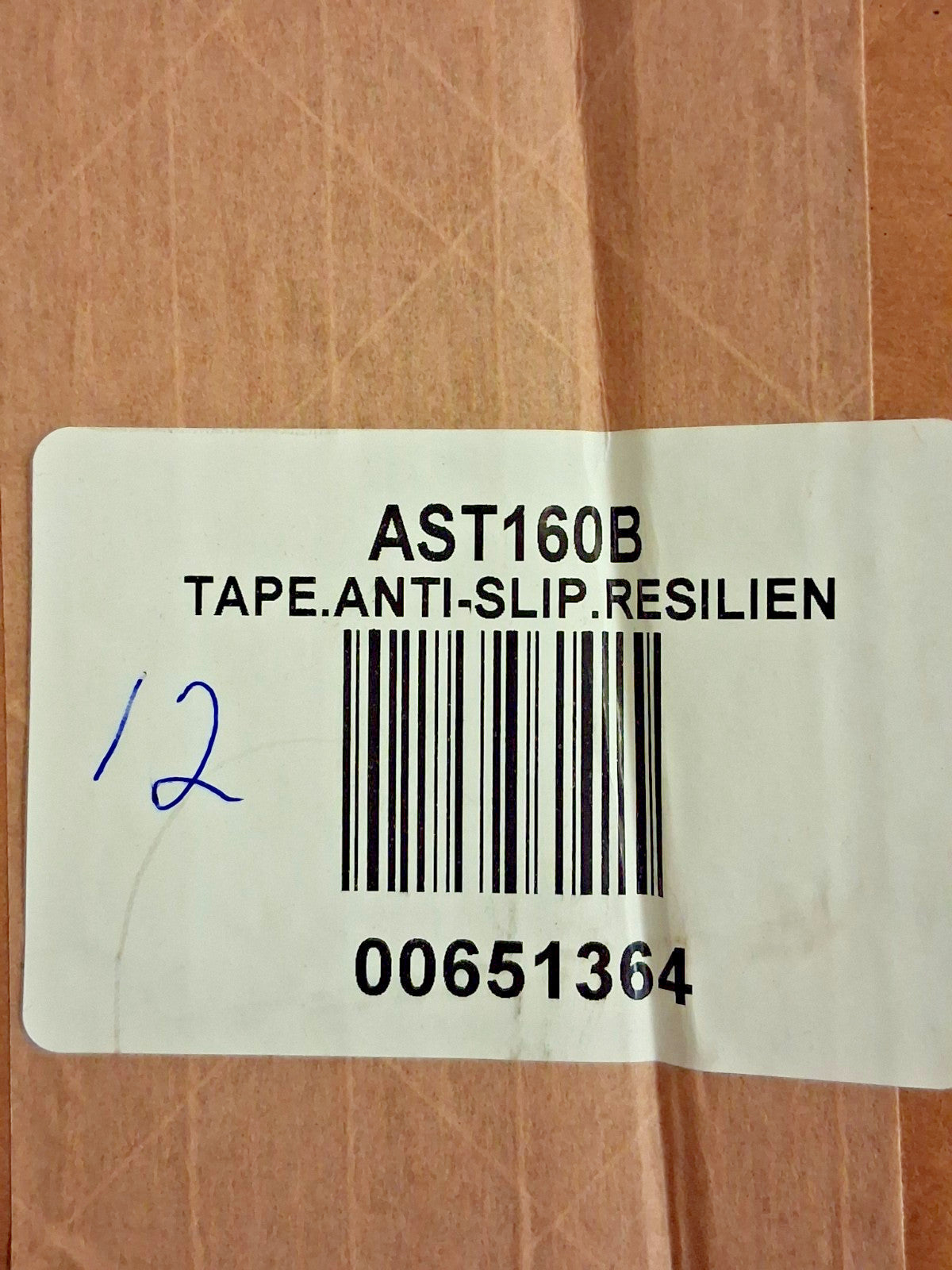 Accuformnmc Anti Slip Vinyl Light Duty Tape 12pk 1" Wide AST160B