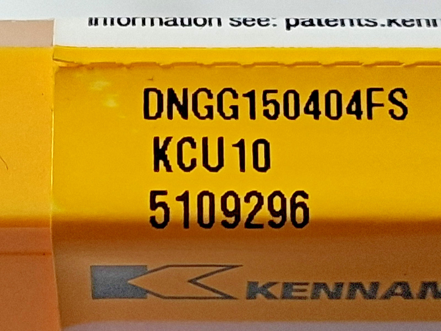Kennametal Carbide Turning Inserts QTY5 DNGG431FS KCU10 5109296