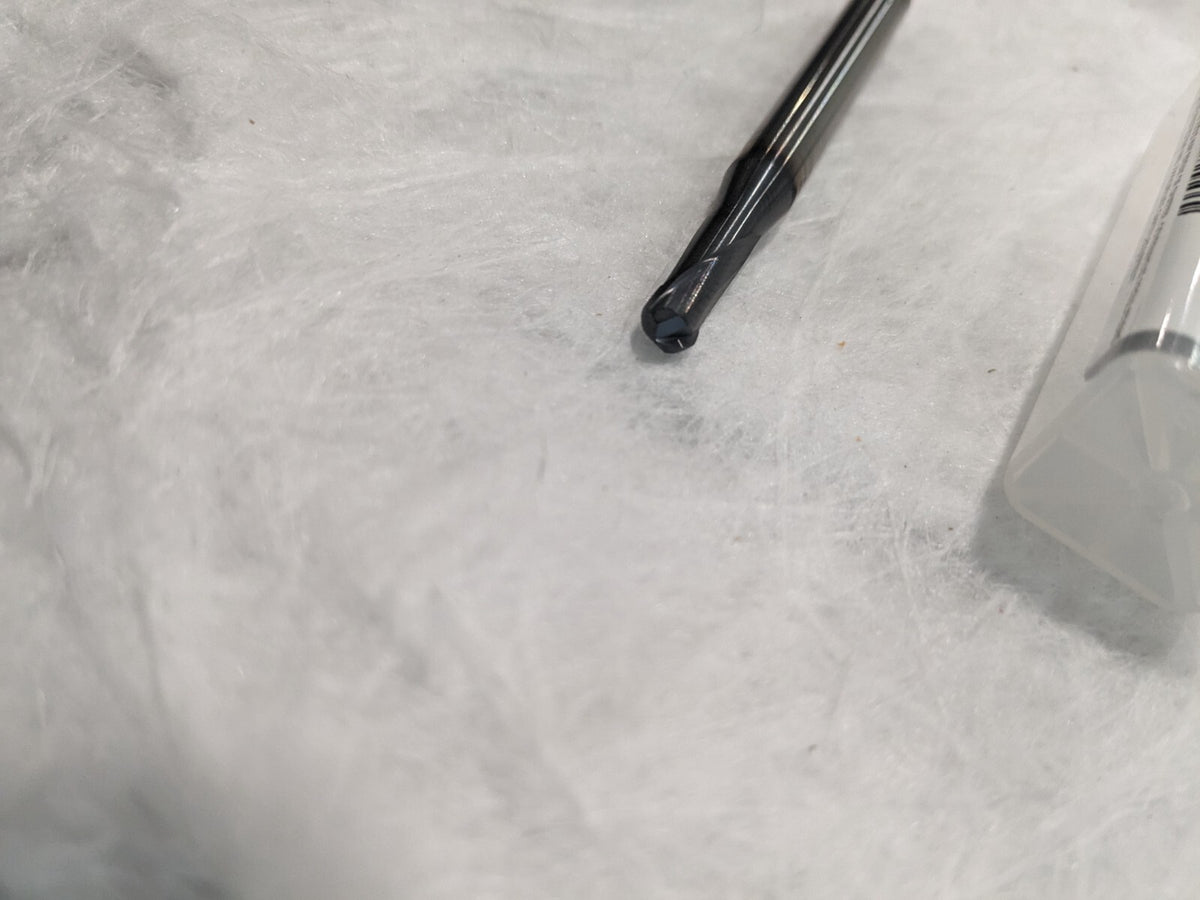 HARVEY TOOL Ball End Mill: 3/16 Dia, 0.1500 LOC, 2 Fl 31512-C6