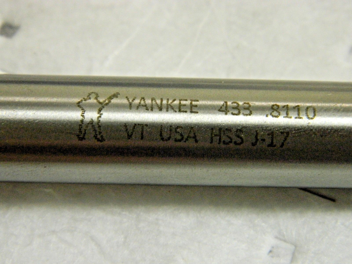 Yankee Chucking Reamer HSS 0.811" Diam x 9-1/2" OAL 8 FL 433 .8110