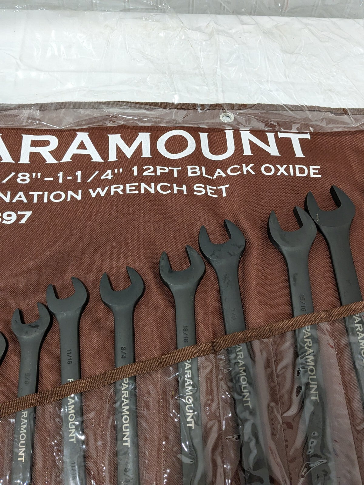 PARAMOUNT Combination Wrench Set: 14 Pc, 3/8 in - 1-1/4" 022-14SSET
