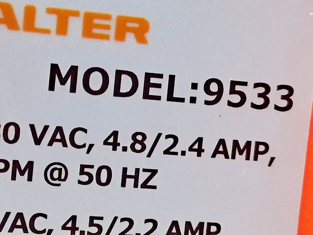 Allegro Axial Blower 1-Speed 115V 0.33 hp 8" Inlet/Outlet Electric 9533