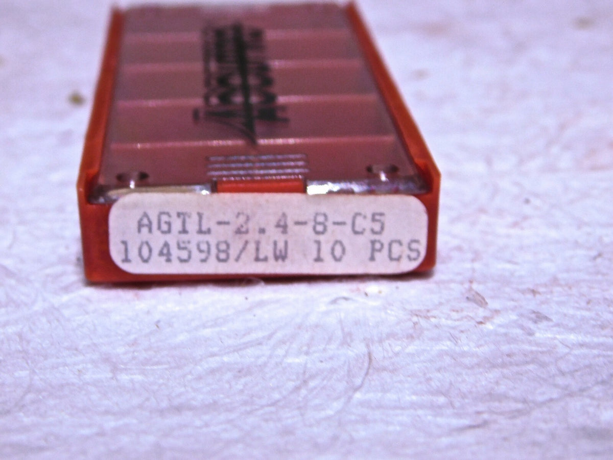 Accupro Carbide Cut-Off Inserts AGTL-2.4-8-C5 Grade-C5 1Pack Box of 10