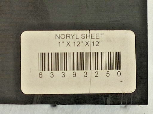 Pro Noryl Sheet 1/2"x12"x12" 63393177