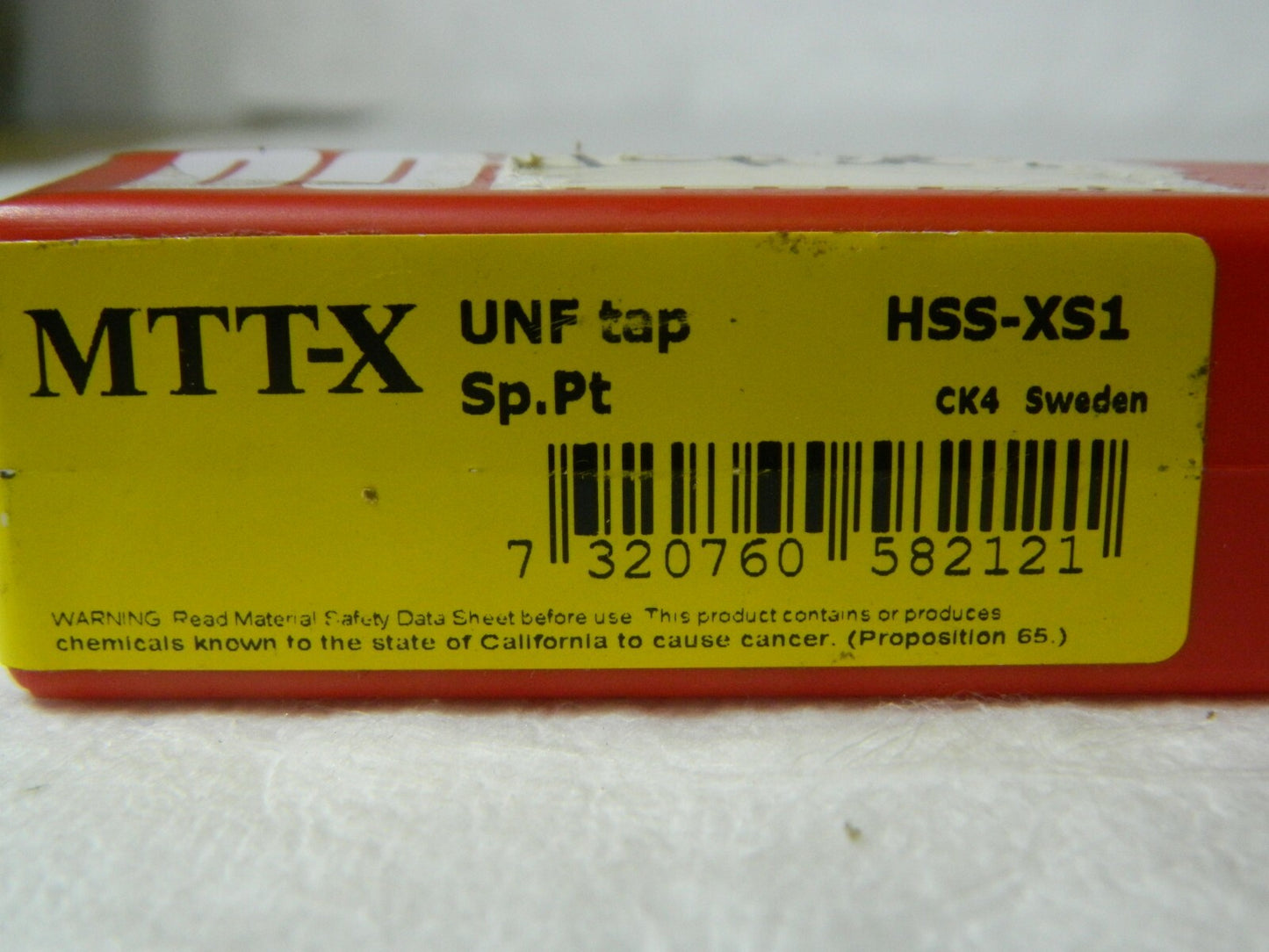 Dormer 3-Flute GH4 MTT-X UNF HSS Spiral Point Tap E0351-12