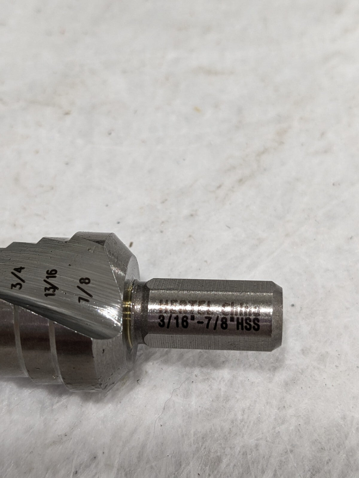 HERTEL Step Drill Bit: 3/8" Shank Dia, High Speed Steel, 12 Sizes 43274745