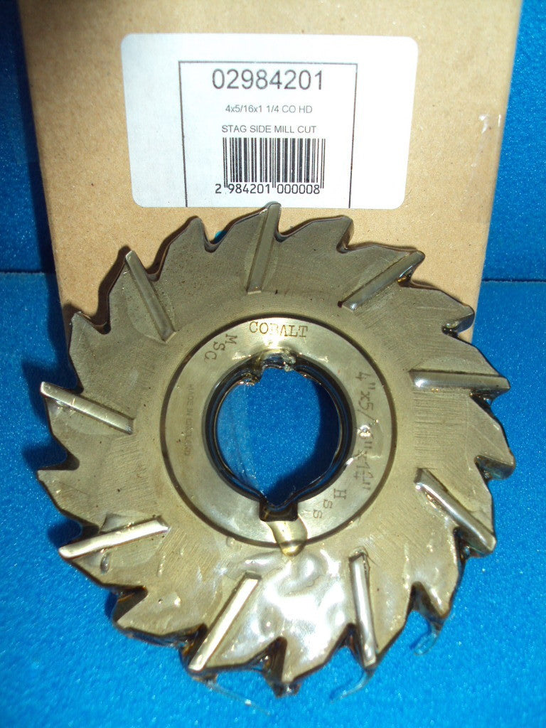 Pro Side Milling Cutter Cobalt 4" x 5/16 x 1-1/4 02984201