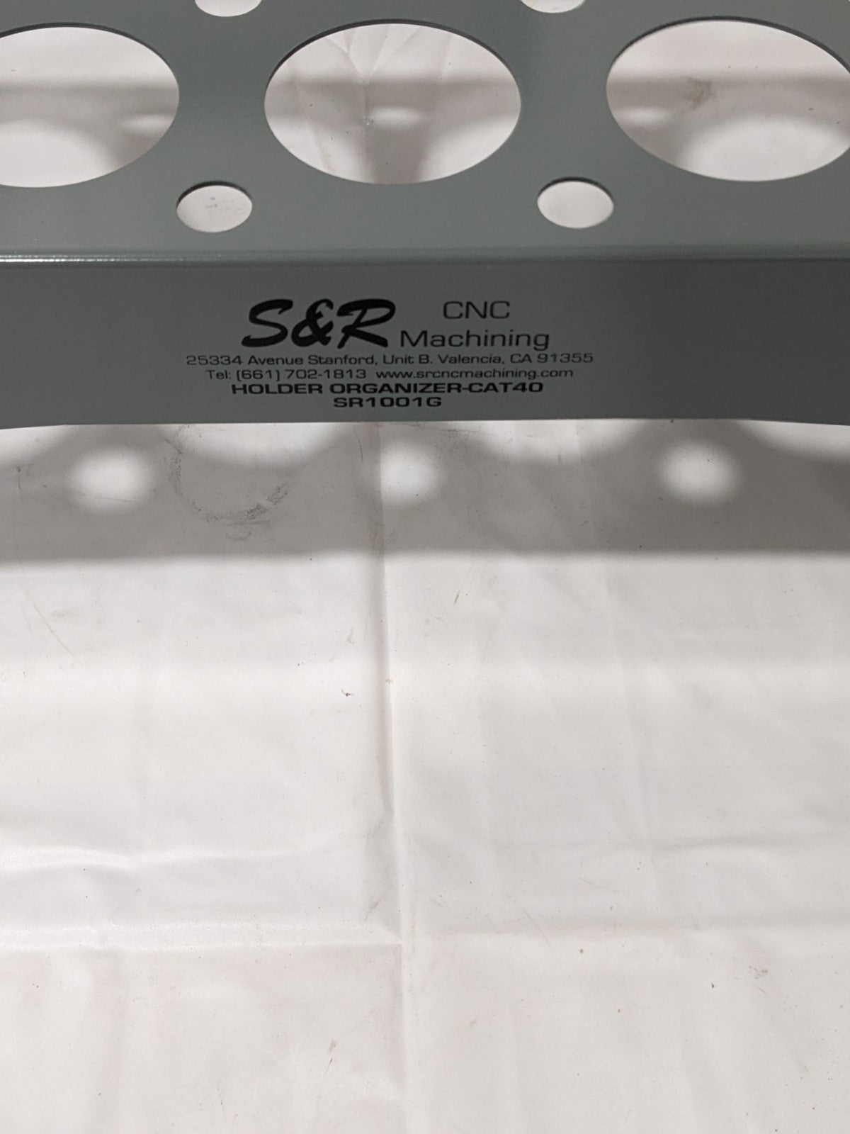 S&R Products CNC Storage Racks: Benchtop, CNC Tool Holder SR-1001G INCOMPLET