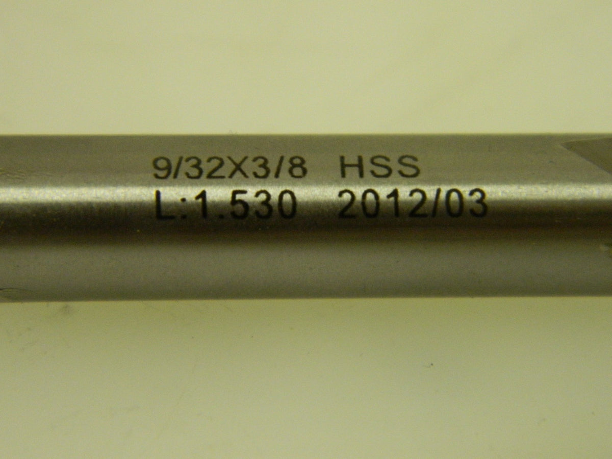 Barnes Double End HSS End Mill 3 Pack 9/32" X 3/8" 2 Flute QTY 3 41115452