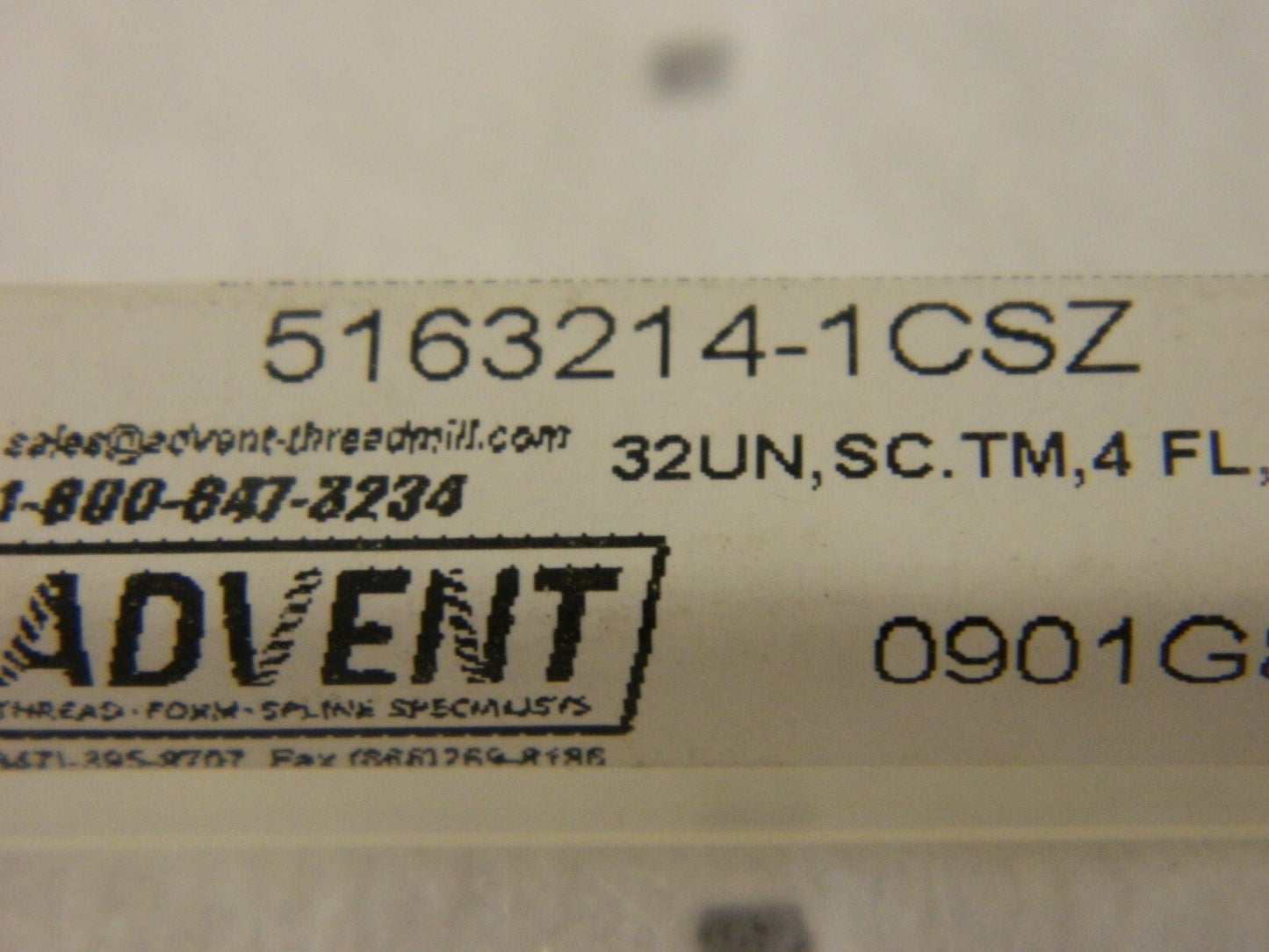 SOLID CARBIDE THREAD MILL 5163214-1CSZ