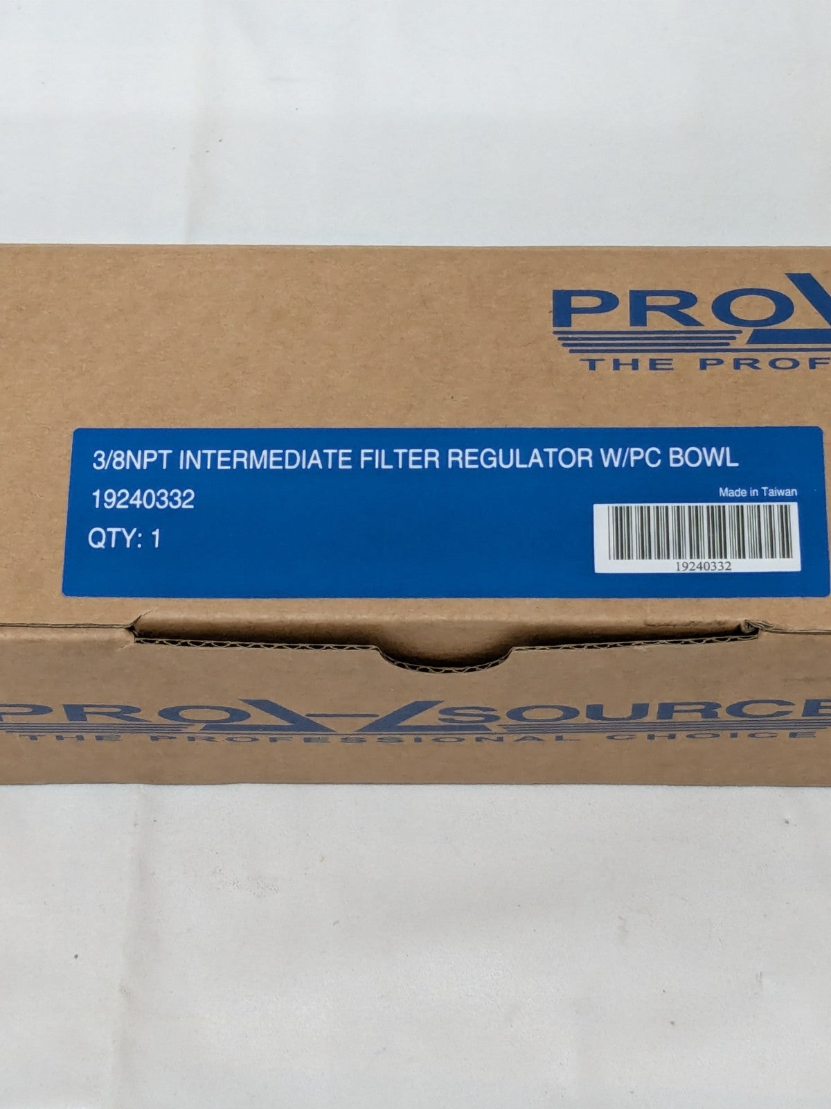 Pro-Source FRL Combination Unit: 3/8 NPT, Intermediate w/Pressure Gauge 19240332