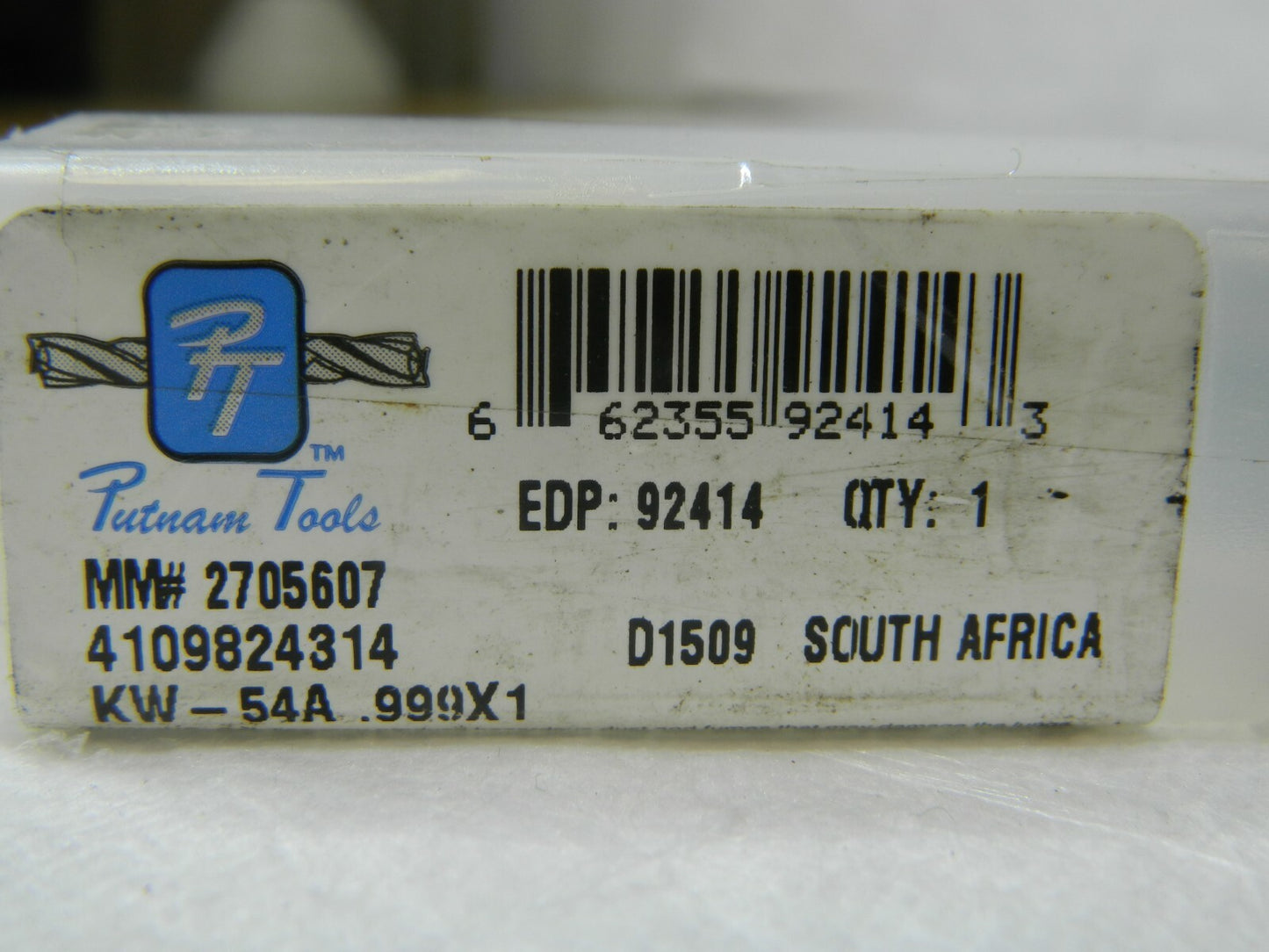 Putnam Tools 1-5/8" x 4-1/8" 2-Flute HSS Single End Mill 92414