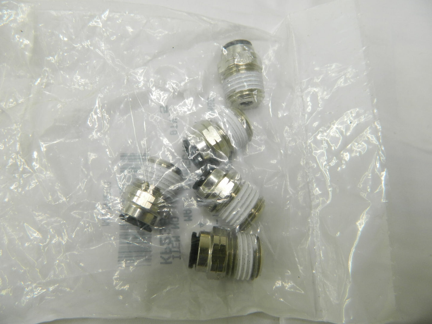 LEGRIS Push-To-Connect Tube to Male NPT Tube Fitting 1/4" Thread, 1/4" OD Qty 50