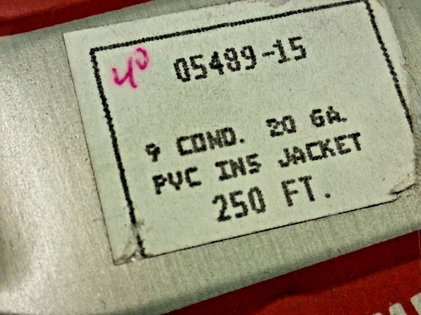 Carol Cable Power Limited Circuit Cable 250ft Long 05485