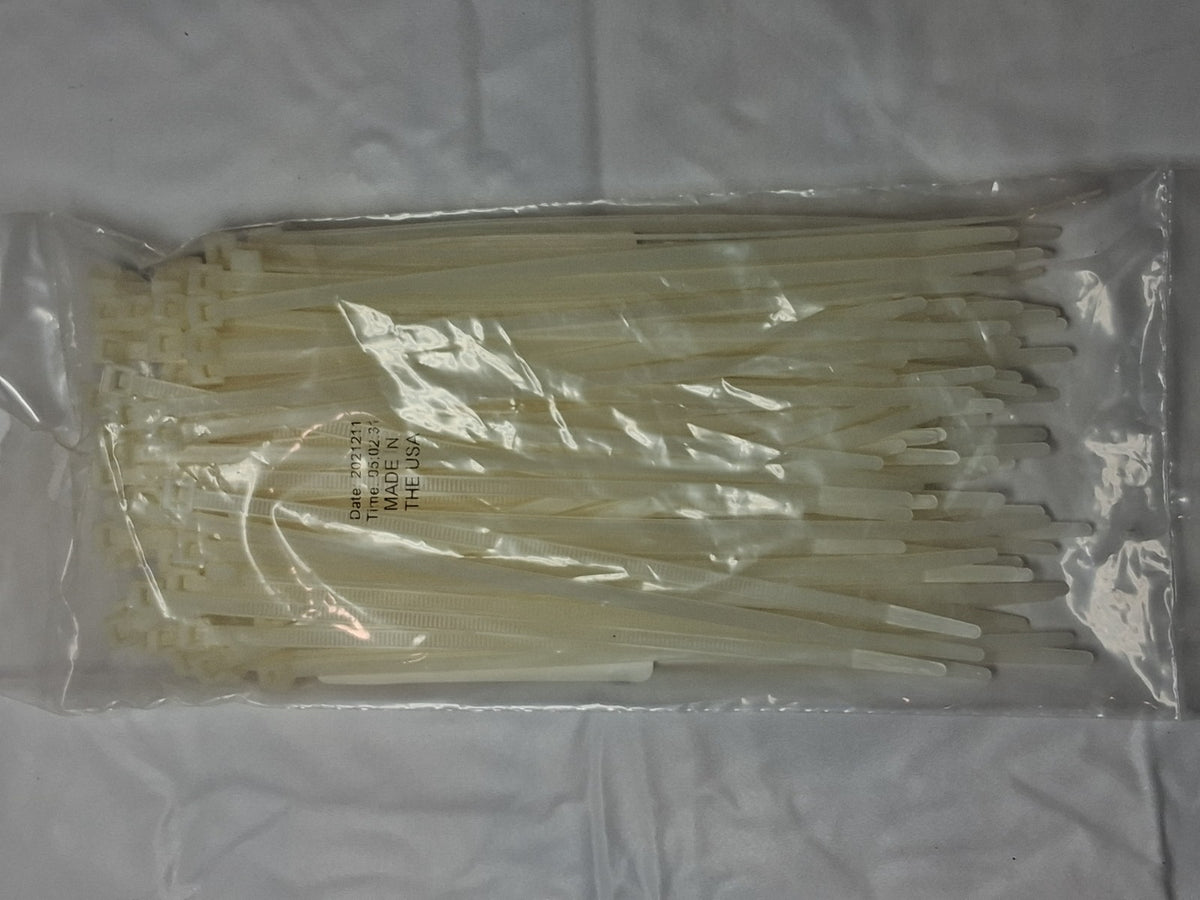 Catamount Nylon Cable Tie 7.6" 50 lb Tensile Natural QTY10 Pk Of 100 L-7-50-9-C