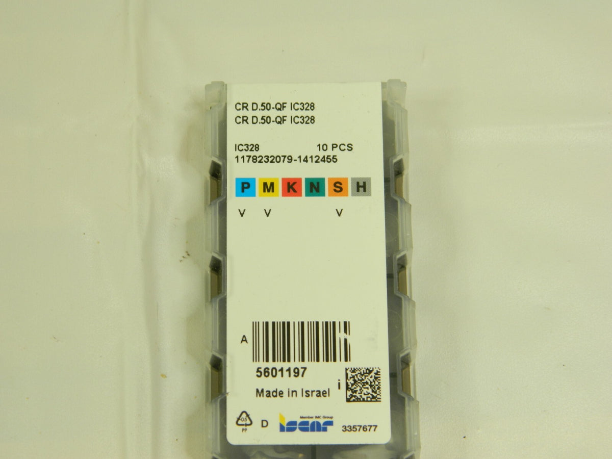 Iscar CR D.50-QF IC328 Carbide Ball Nose Profiling Insert Qty 9 5601197