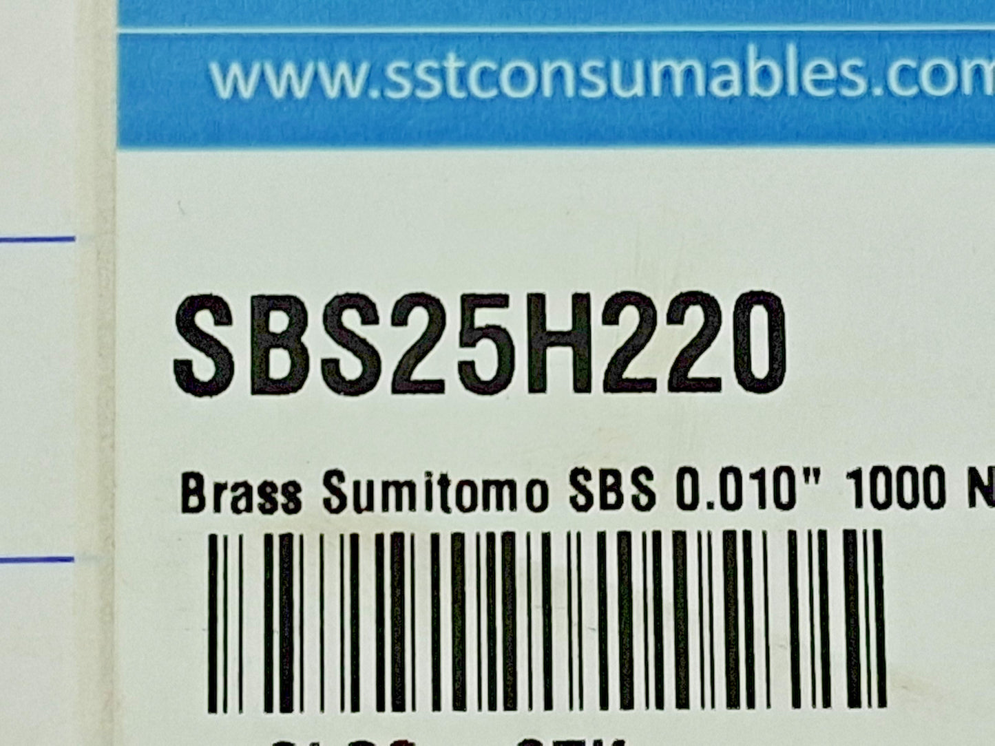 Single Source Technologies Brass Electrical Discharge Machining Wire SBS25H220