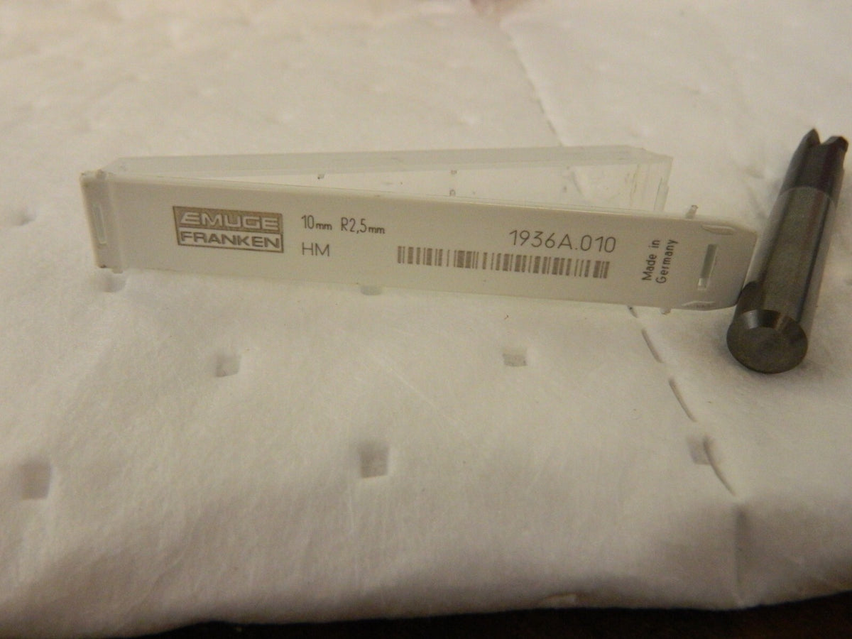 EMUGE Roughing & Finishing End Mill: 10 mm Dia 4 Fl Solid Carbide 1936A.010